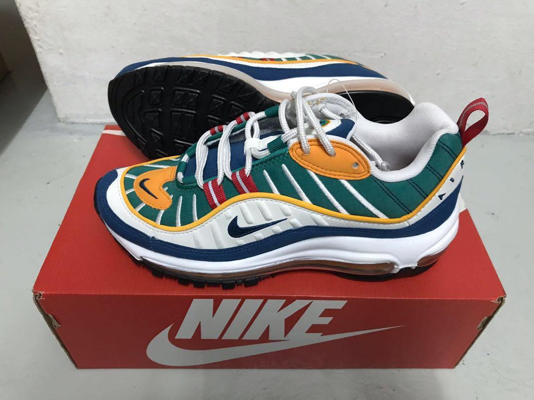 duda torre manipular Nike air max 98 “Multicolor”, Women's Fashion, Footwear, Sneakers on  Carousell