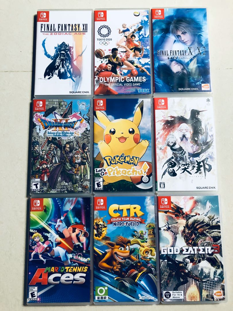 used switch games for sale