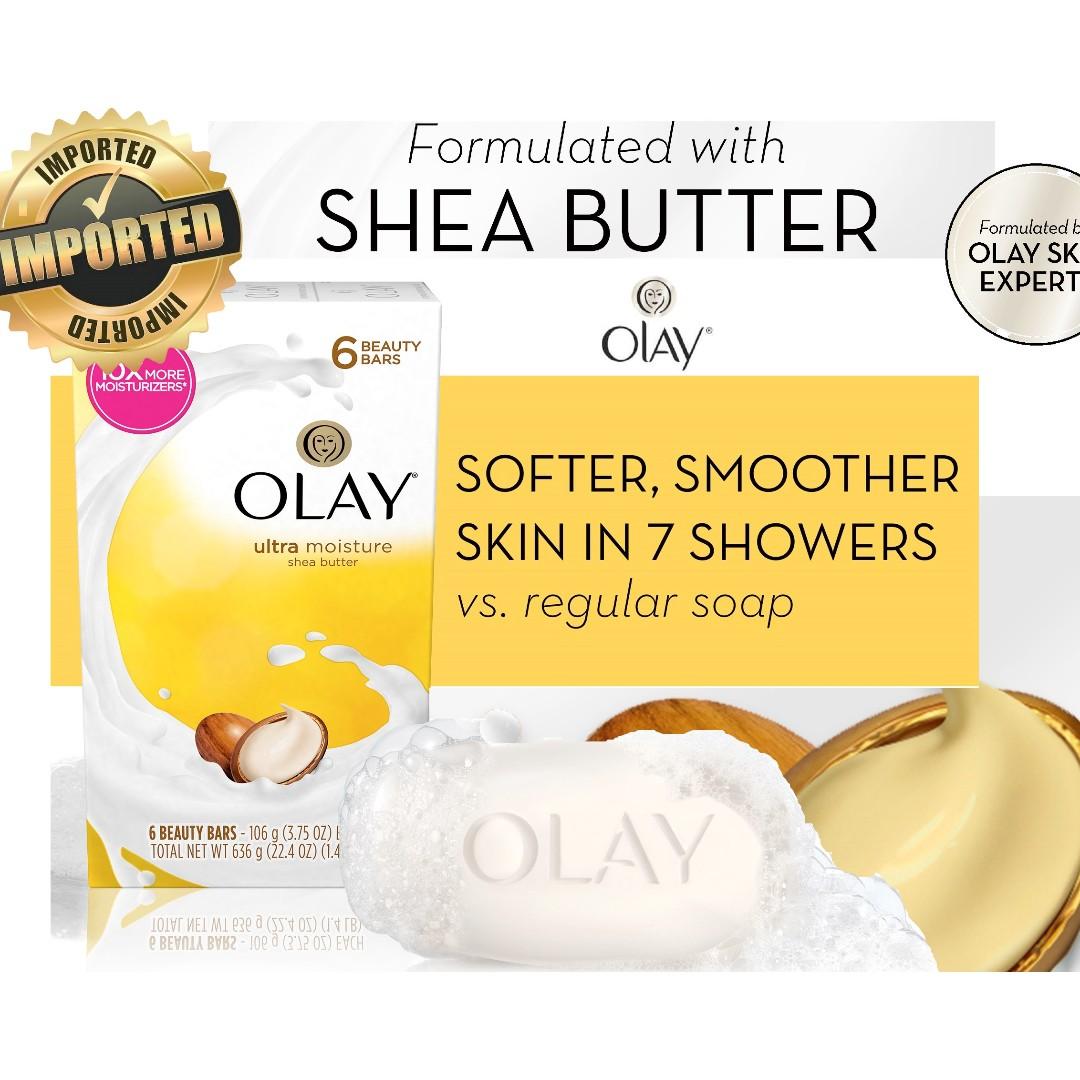 olay moisture outlast ultra moisture shea butter beauty bar
