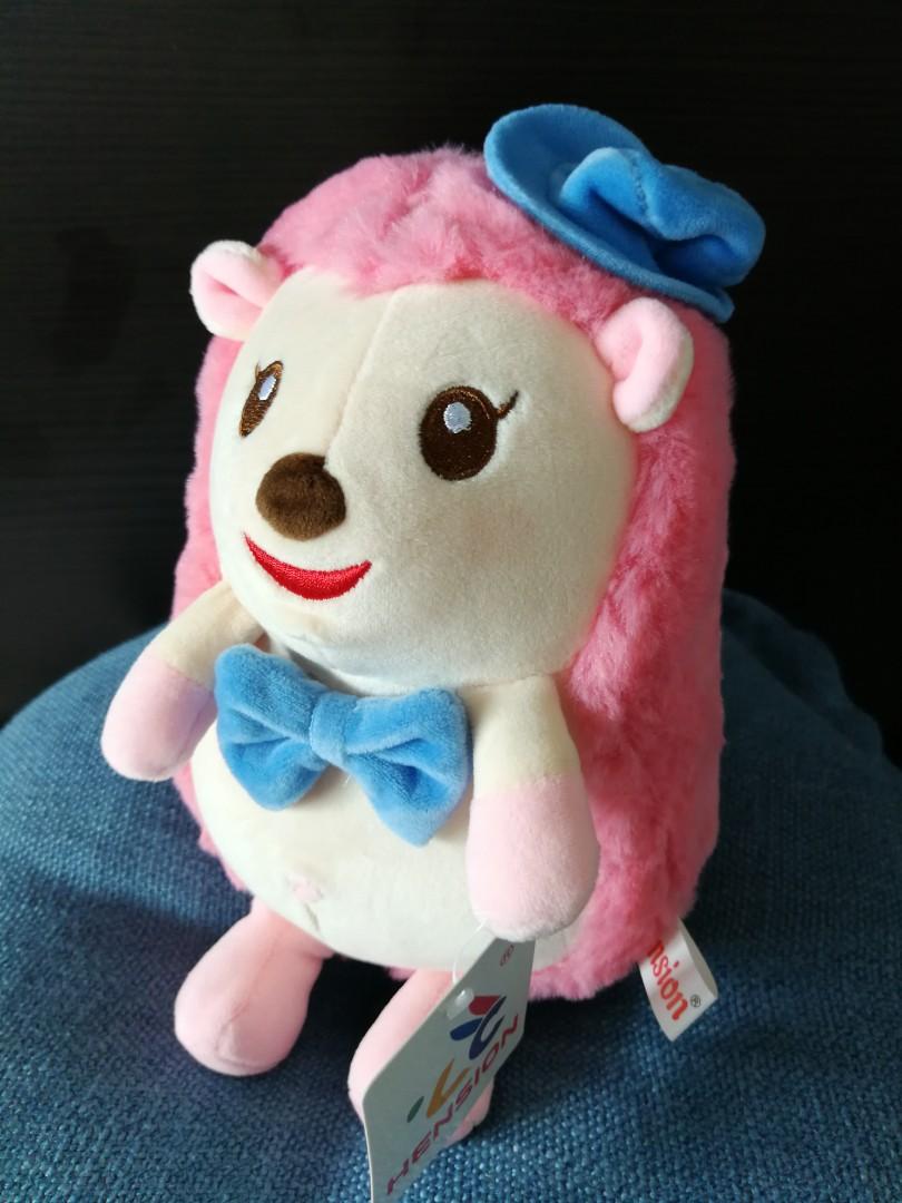 pink hedgehog toy