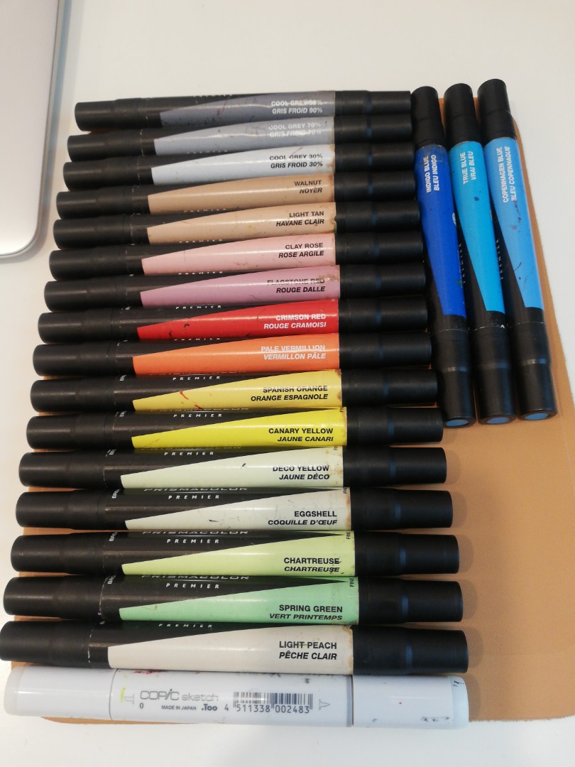 Prismacolor Copic Marker Books Stationery Stationery On Carousell