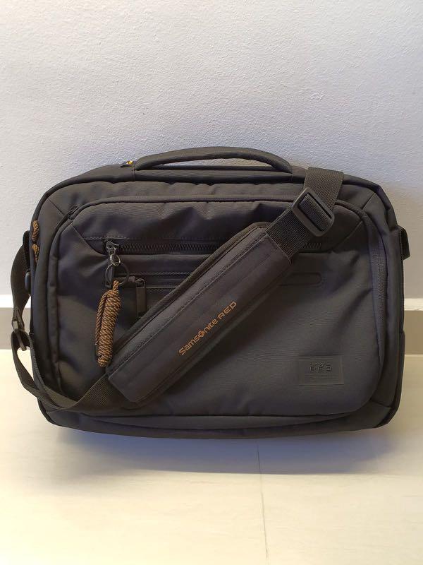 Samsonite red new arrivals messenger bag