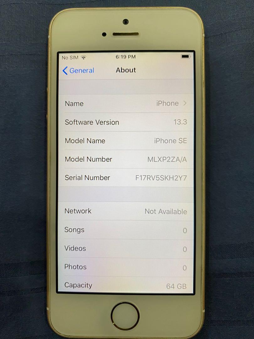 Selling off used iPhone 5SE, Gold, 64GB, Mobile Phones u0026 Gadgets, Mobile  Phones, iPhone, iPhone Others on Carousell