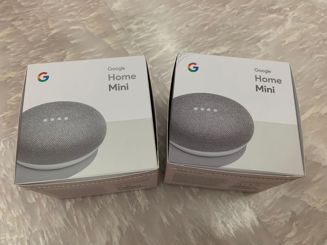 Set of 2 Google Home Minis, TV &amp; Home Appliances, TV &amp; Entertainment ...