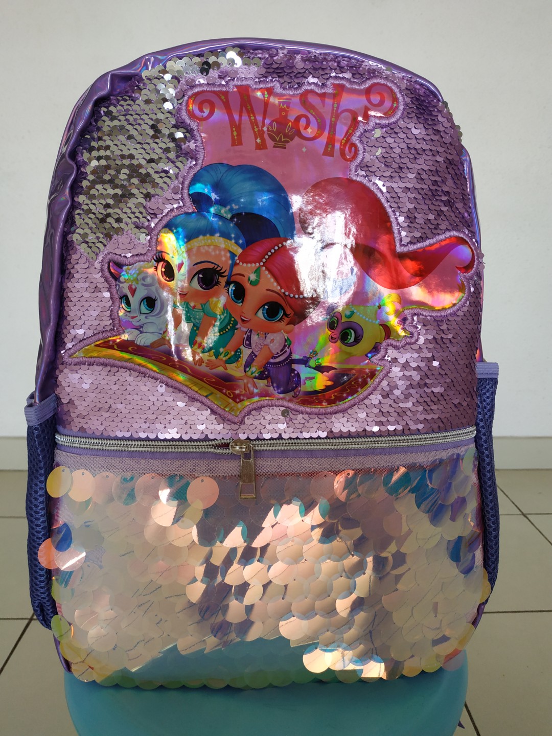 Hologram school bag store