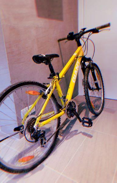 yellow bike