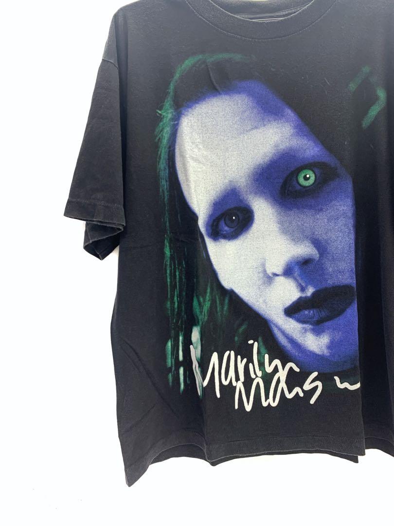 vintage marilyn manson (Category: Formal Shirts) located in Manila. Submitted by allinthiswall (Listing ID 268657374, Image 2). Description: marilyn manson portrait back 2 back print Fits medium-large Pls offer if no price was posted.