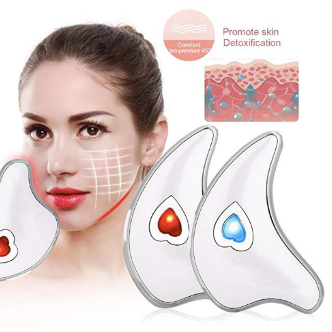 V-shaped Face Massager (Category: Massage Devices) located in Marikina City. Submitted by skowshop (Listing ID 268670039, Image 2). Description: This skin beauty massager adopts ion leading in/out and vibration massage ways to promote skin absorption to nutrition, deeply penetrate moist, remove wrinkle and make skin white and tender. Meanwhile, it has the effect of skin tightening, face lifting and anti aging. Compact body, easy to carry. Skin Fi