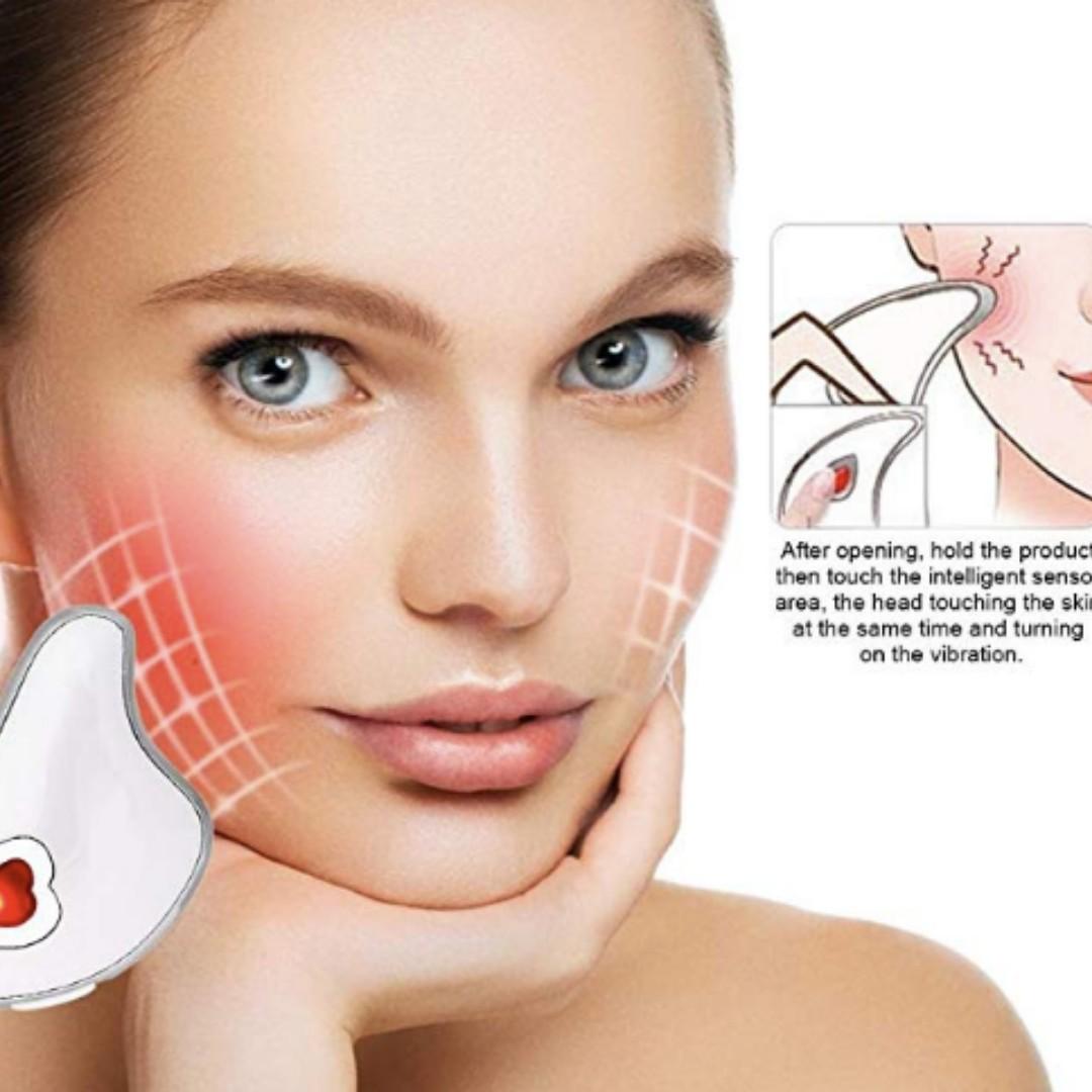 V-shaped Face Massager (Category: Massage Devices) located in Marikina City. Submitted by skowshop (Listing ID 268670039, Image 3). Description: This skin beauty massager adopts ion leading in/out and vibration massage ways to promote skin absorption to nutrition, deeply penetrate moist, remove wrinkle and make skin white and tender. Meanwhile, it has the effect of skin tightening, face lifting and anti aging. Compact body, easy to carry. Skin Fi