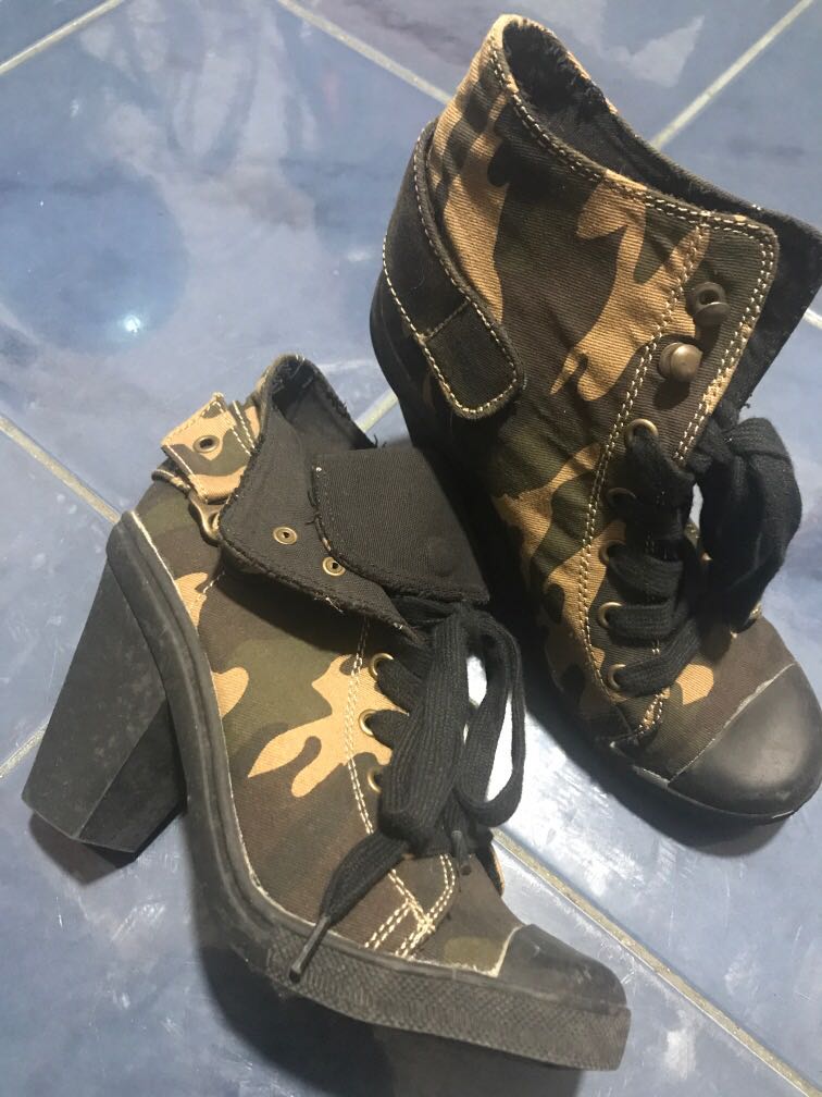 Women’s military style ankle boots, Women's Fashion, Footwear, Boots on