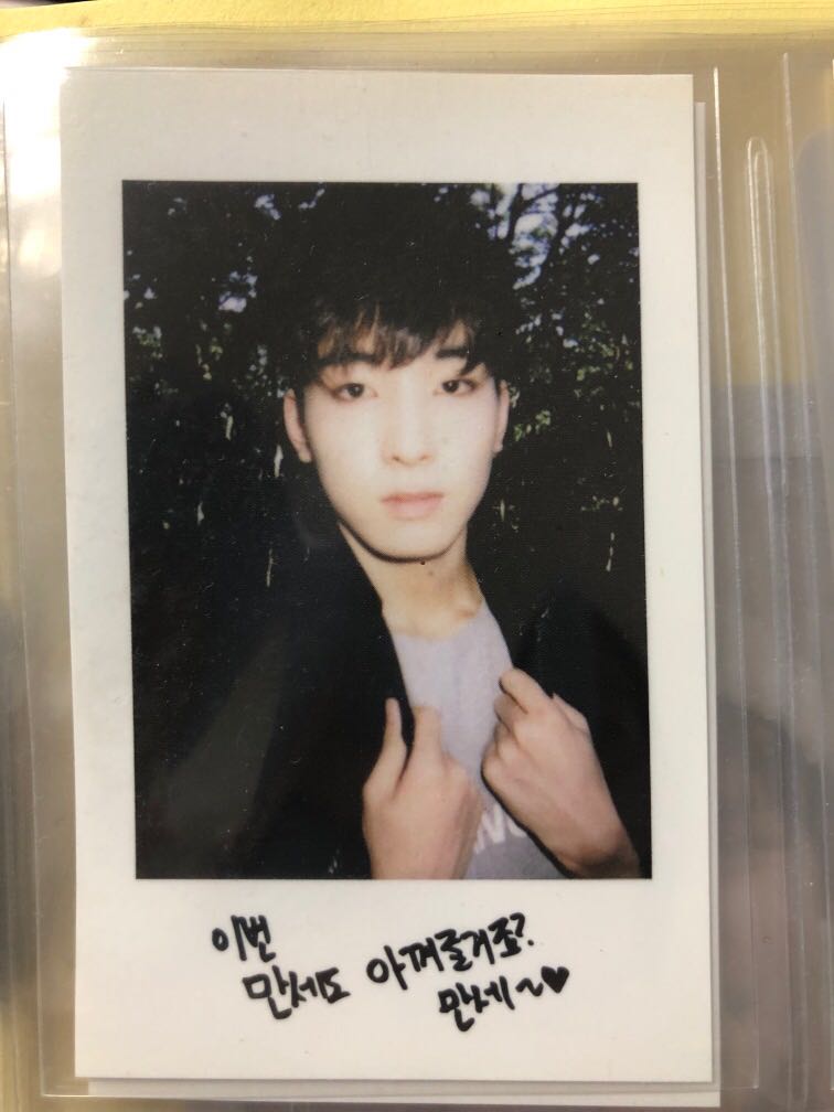 Seventeen Wonwoo Official Photocard Boys Be 2nd Mini Album