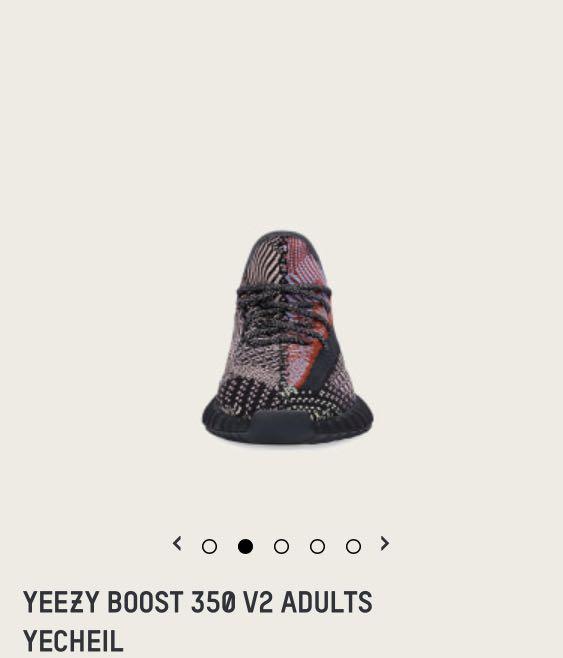 Yeezy Boost 350 V2 Yecheil Men s Fashion Footwear Sneakers on Carousell