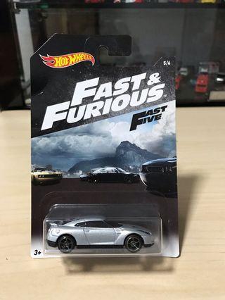 Hotwheels Fast & Furious Nissan GT-R35 1/64