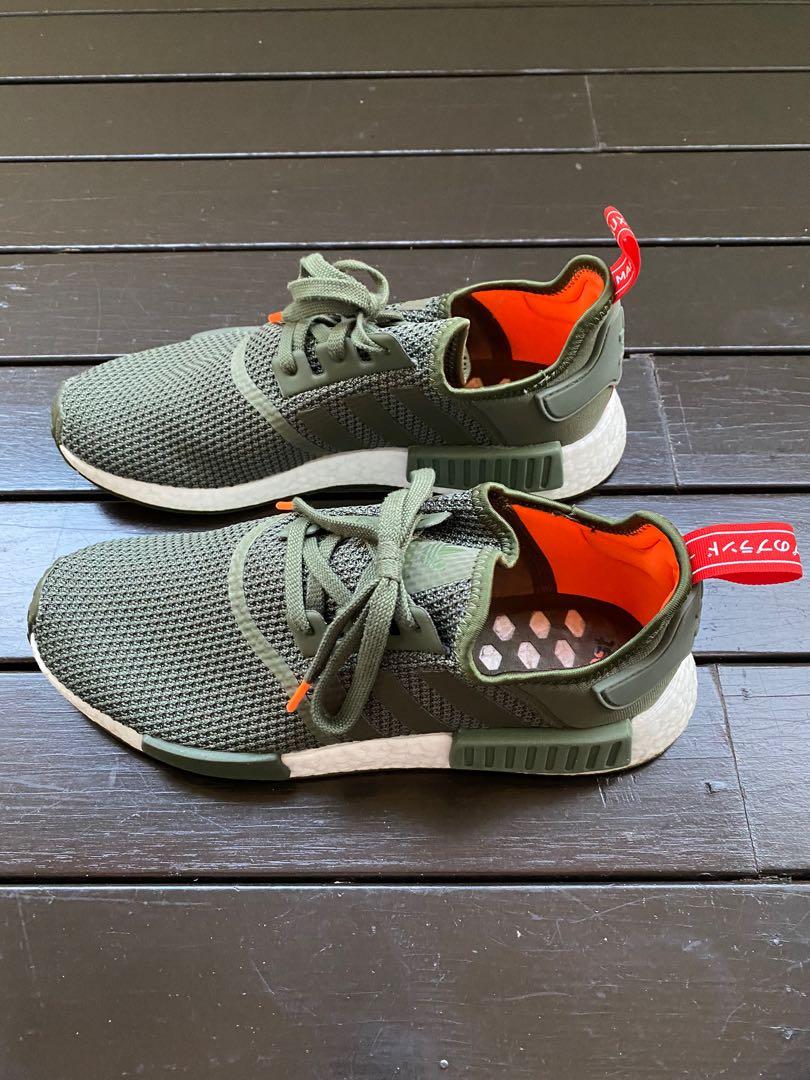 Adidas nmd sales r1 olive orange