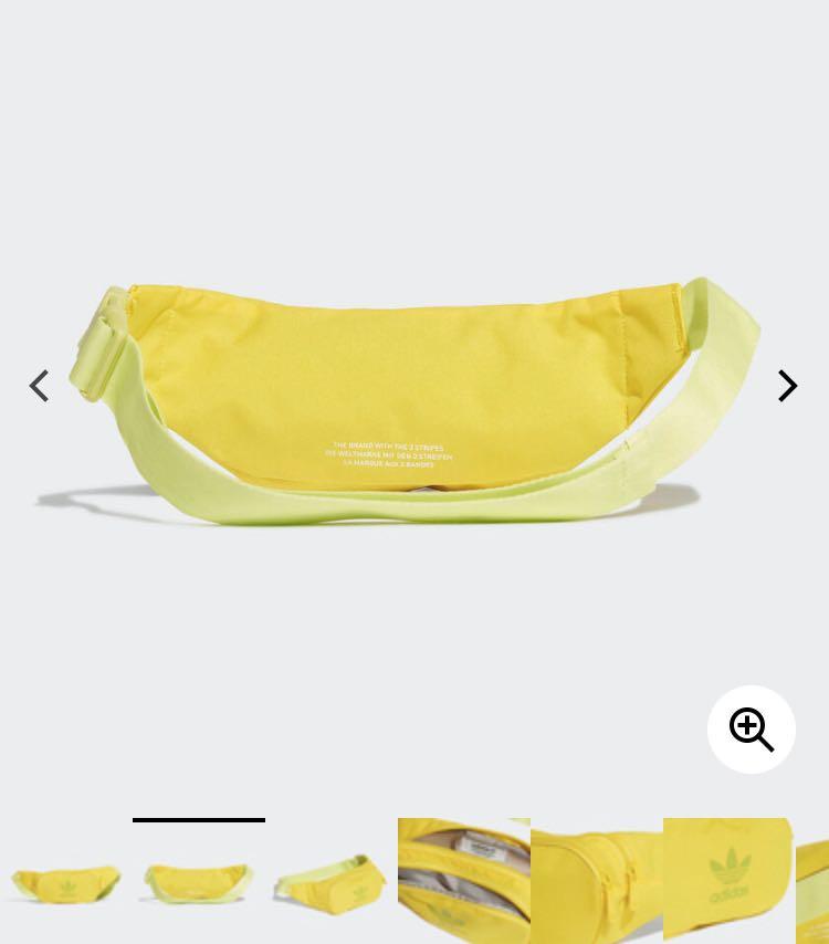 Adidas fanny pack yellow top