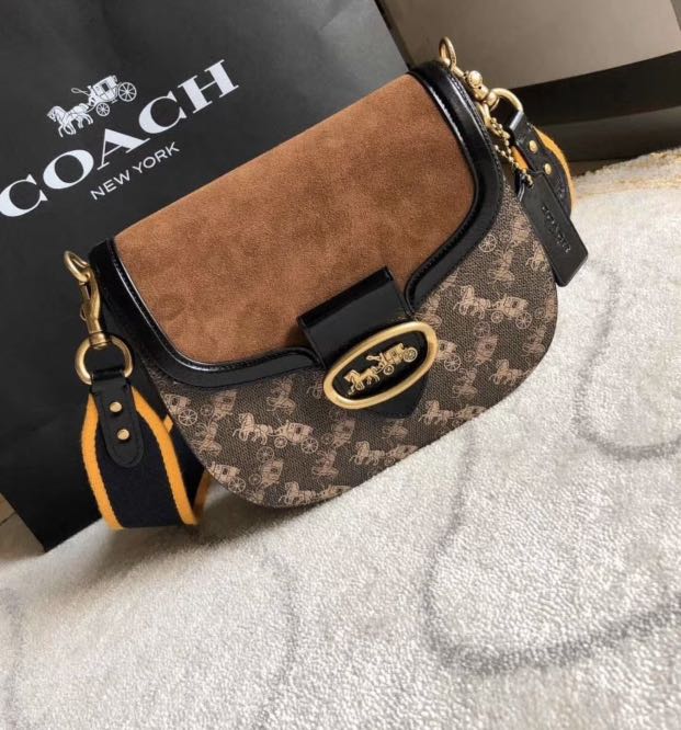 Coach kat saddle bag deals