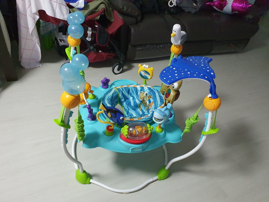 Baby Einstein Finding Nemo Jumperoo, Babies & Kids, Toys & Walkers on Carousell