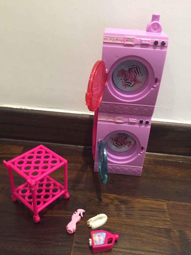 Barbie washing machine, Hobbies & Toys, Toys & Games on Carousell