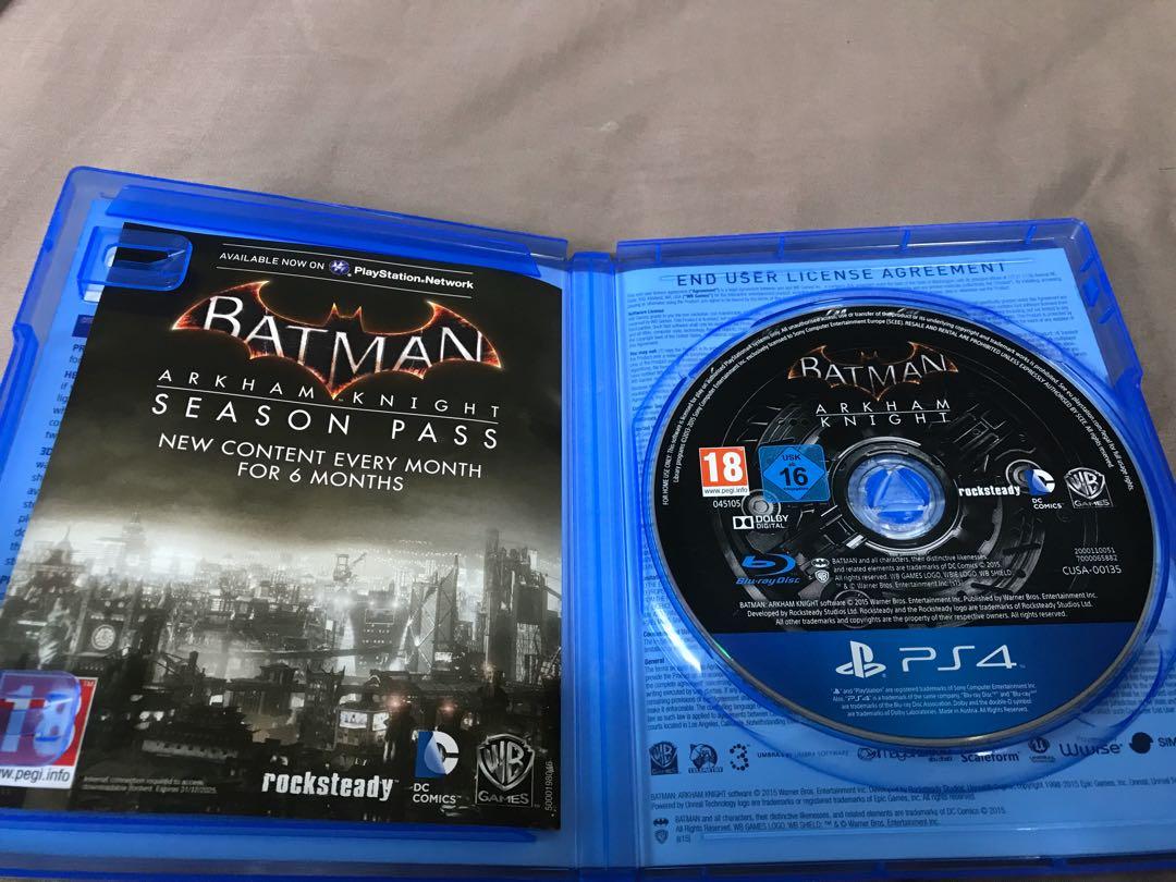 Batman Arkham Knight PS4, Video Gaming, Video Games, PlayStation on