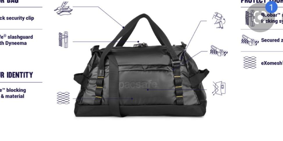 Pacsafe dry lite outlet