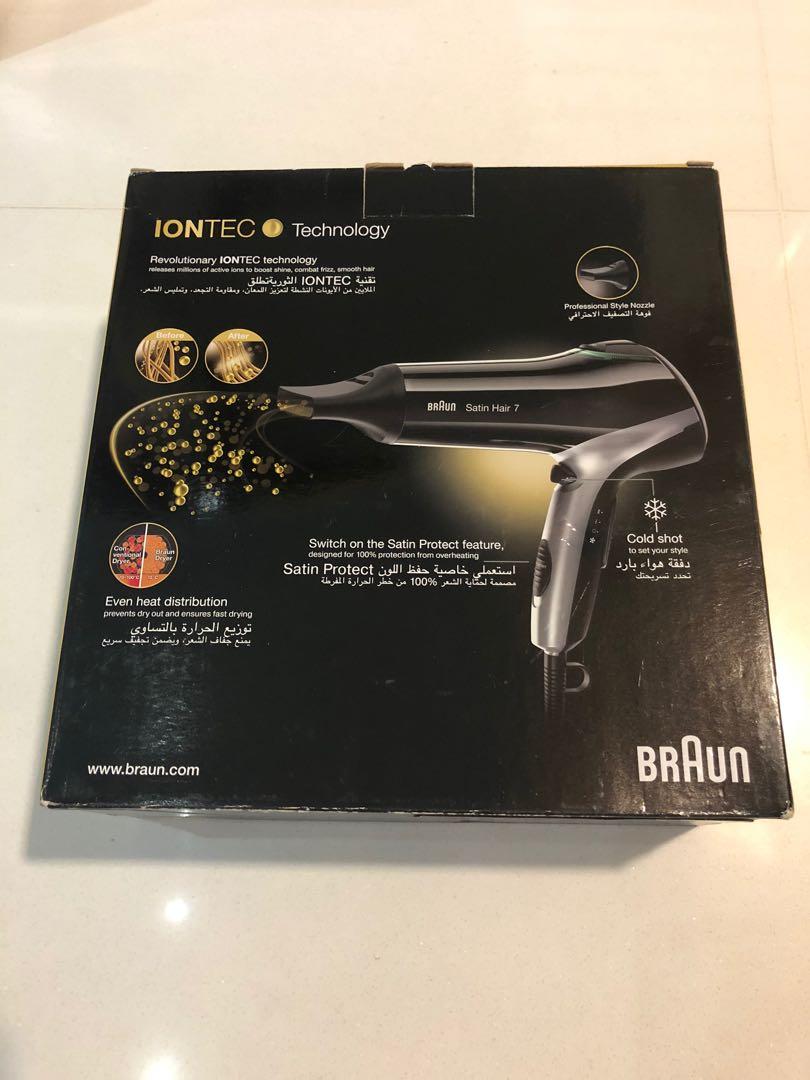 Braun Satin Hair 7 hair dryer HD730 diffusor 2200W iontec, Beauty ...