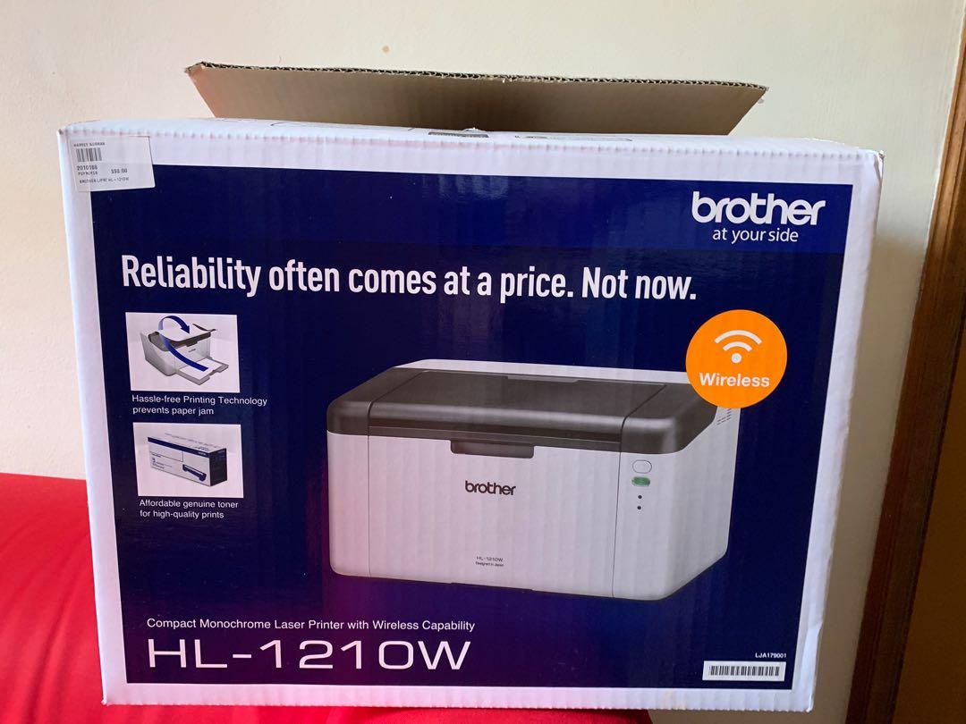 Brother HL1210W Wireless Laser Printer with 6 months Manufacturer