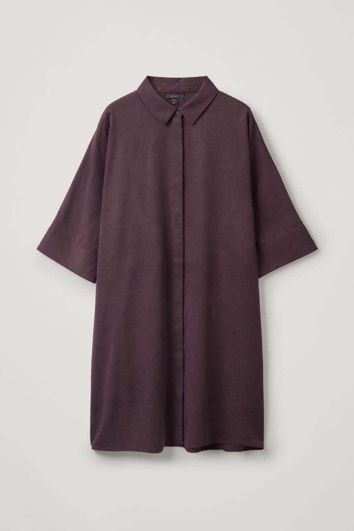 Cos draped boxy shirt sale dress