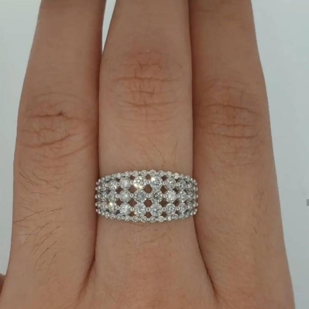 DIAMOND STATEMENT RING, Women's Fashion, Jewelry & Organizers, Rings on ...