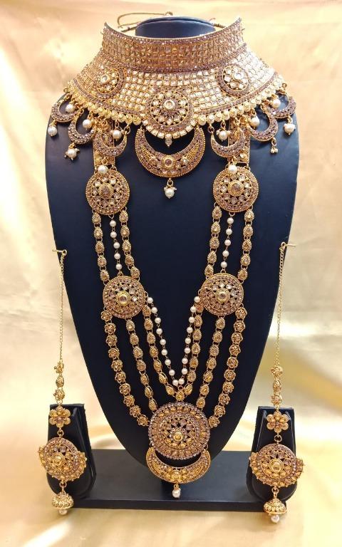 Gold plated indian bridal jewelry set new arrivals