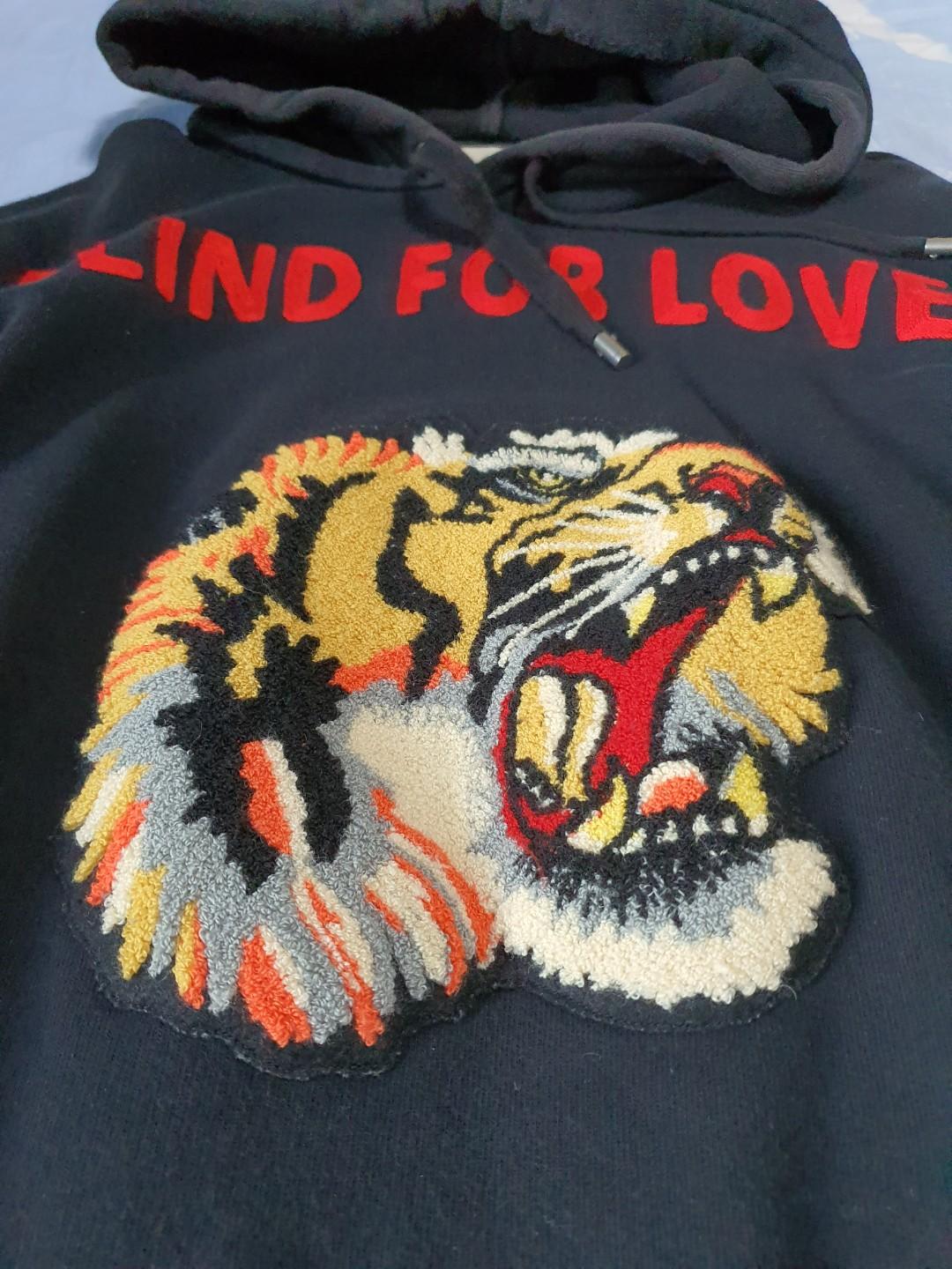 Gucci Blind for Love Tiger Hoodie Jacket