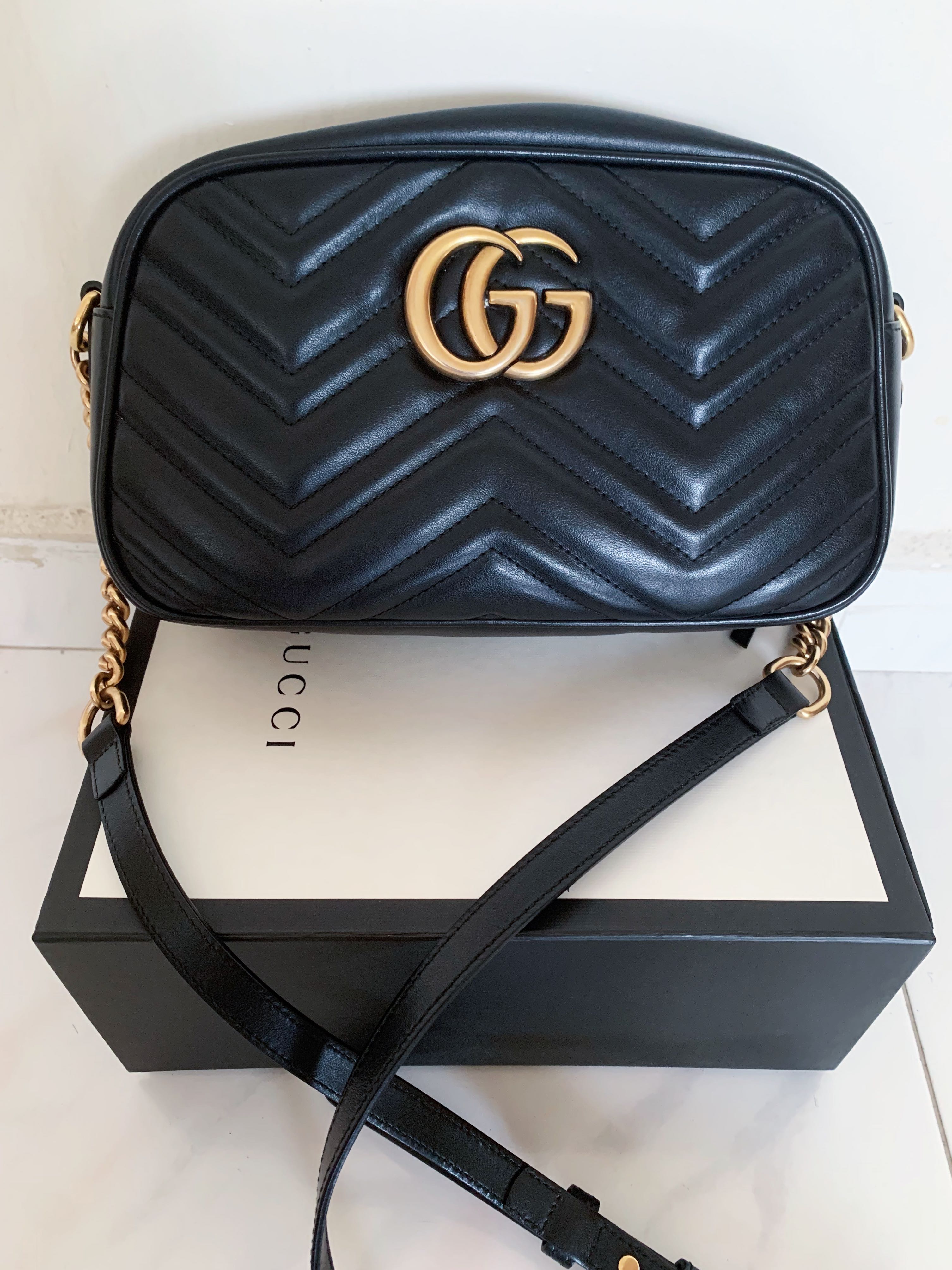 Gucci Small Soho Flap Crossbody Bag | eBay