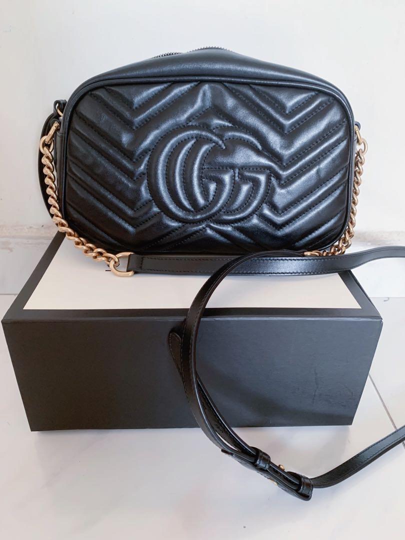 Gucci Marmont Sling Bag (Small), Luxury, Bags & Wallets on Carousell