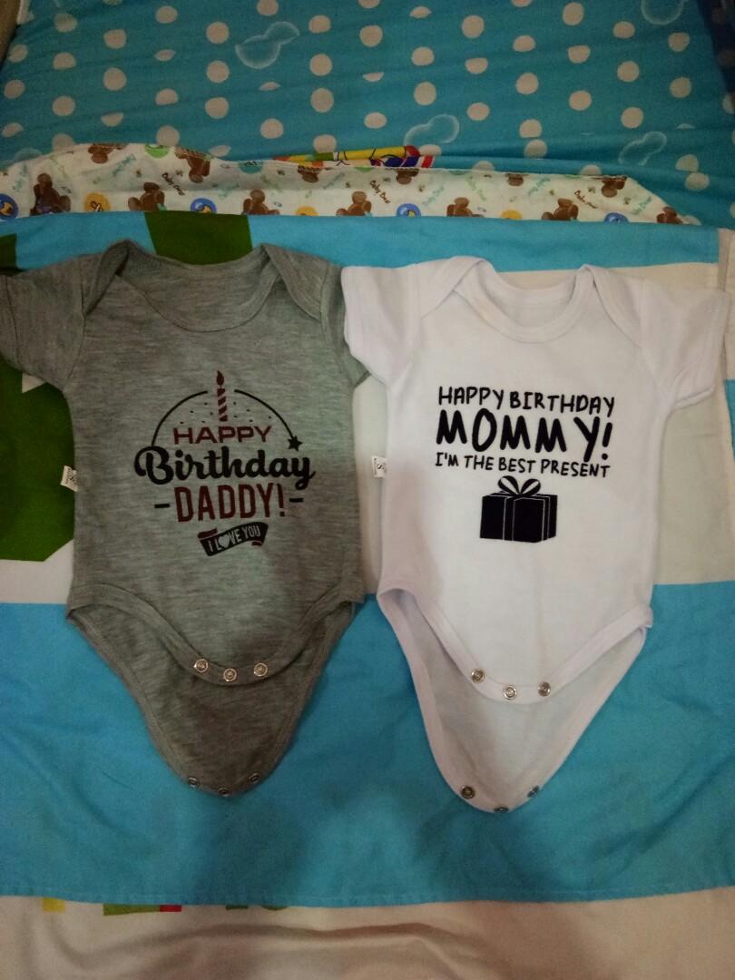 happy birthday daddy onesie