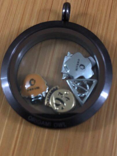 Retired Harry Potter Origami Owl Living Locket | Hermione Hogwarts 9¾ Deathly Hallows Collector Set (Category: Charms) located in Manila. Submitted by bessmarvin (Listing ID 268934871, Image 2). Description: ⚡ Retired Harry Potter collectible from Origami Owl Authentic Origami Owl Living Locket with a curated set of retired/discontinued Harry Potter charms, originally sourced from the USA and preserved in a personal collection. Included: • Hermio