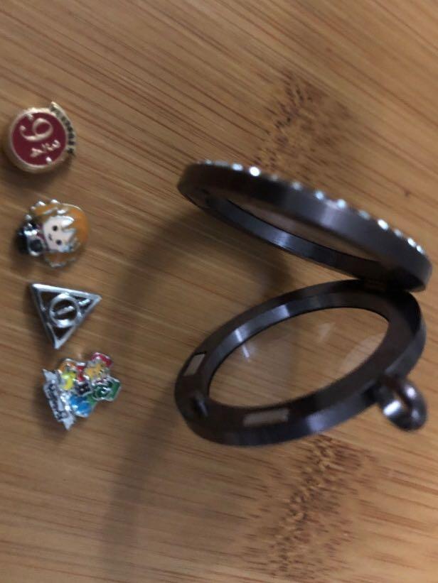Retired Harry Potter Origami Owl Living Locket | Hermione Hogwarts 9¾ Deathly Hallows Collector Set (Category: Charms) located in Manila. Submitted by bessmarvin (Listing ID 268934871, Image 3). Description: ⚡ Retired Harry Potter collectible from Origami Owl Authentic Origami Owl Living Locket with a curated set of retired/discontinued Harry Potter charms, originally sourced from the USA and preserved in a personal collection. Included: • Hermio