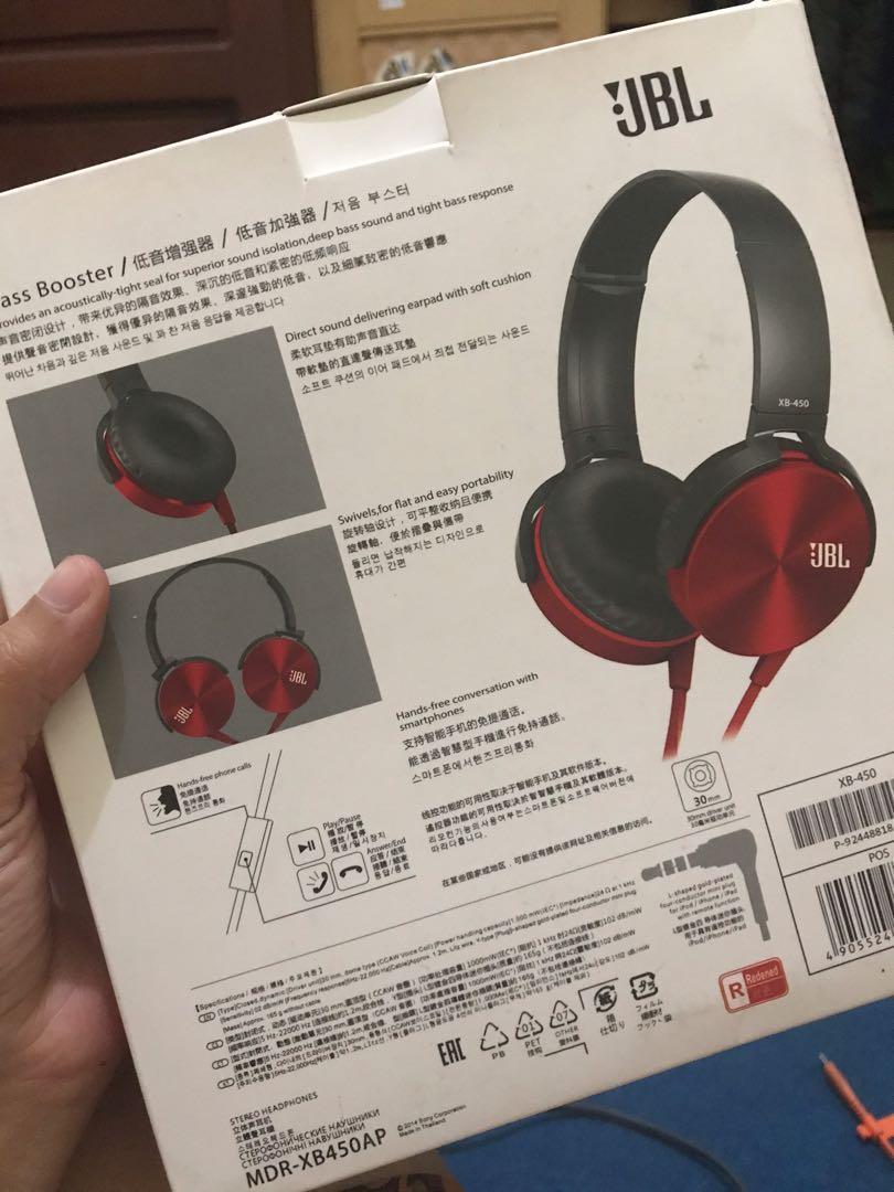 Jbl hotsell mdr xb450ap