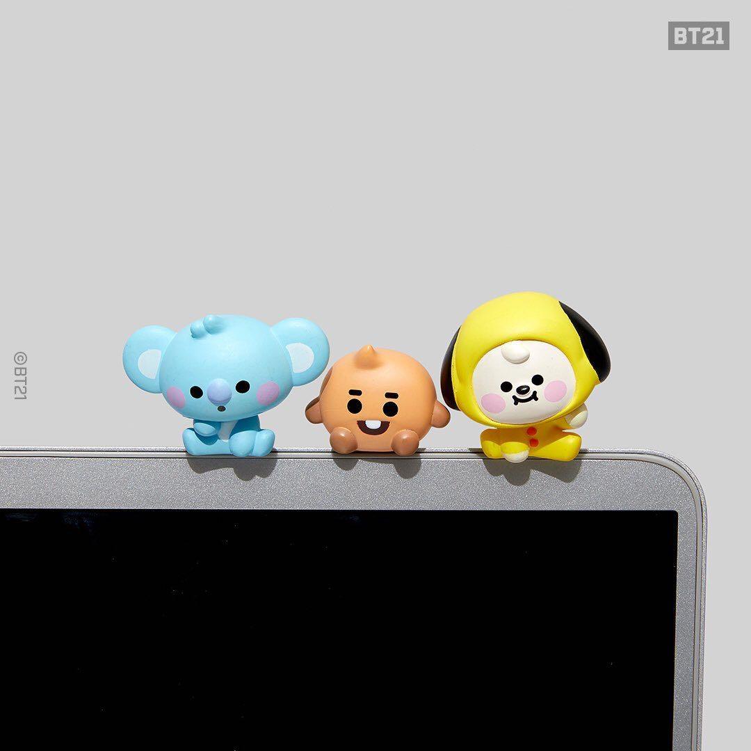 [HTB/PO] BT21 x Royche x line friends BABY BT21 MONITOR FIGURE, Hobbies ...