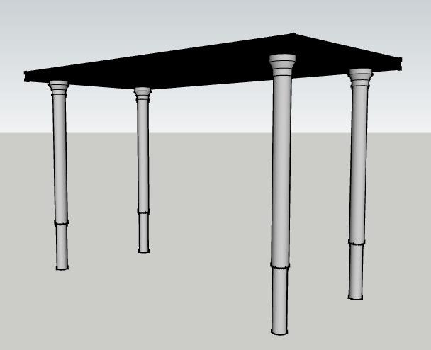 Ikea vika amon discount table top