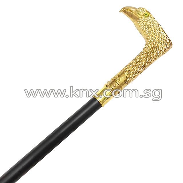 Gold Horus Falcon Walking Stick, Everything Else on Carousell