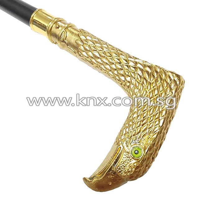 Gold Horus Falcon Walking Stick, Everything Else on Carousell