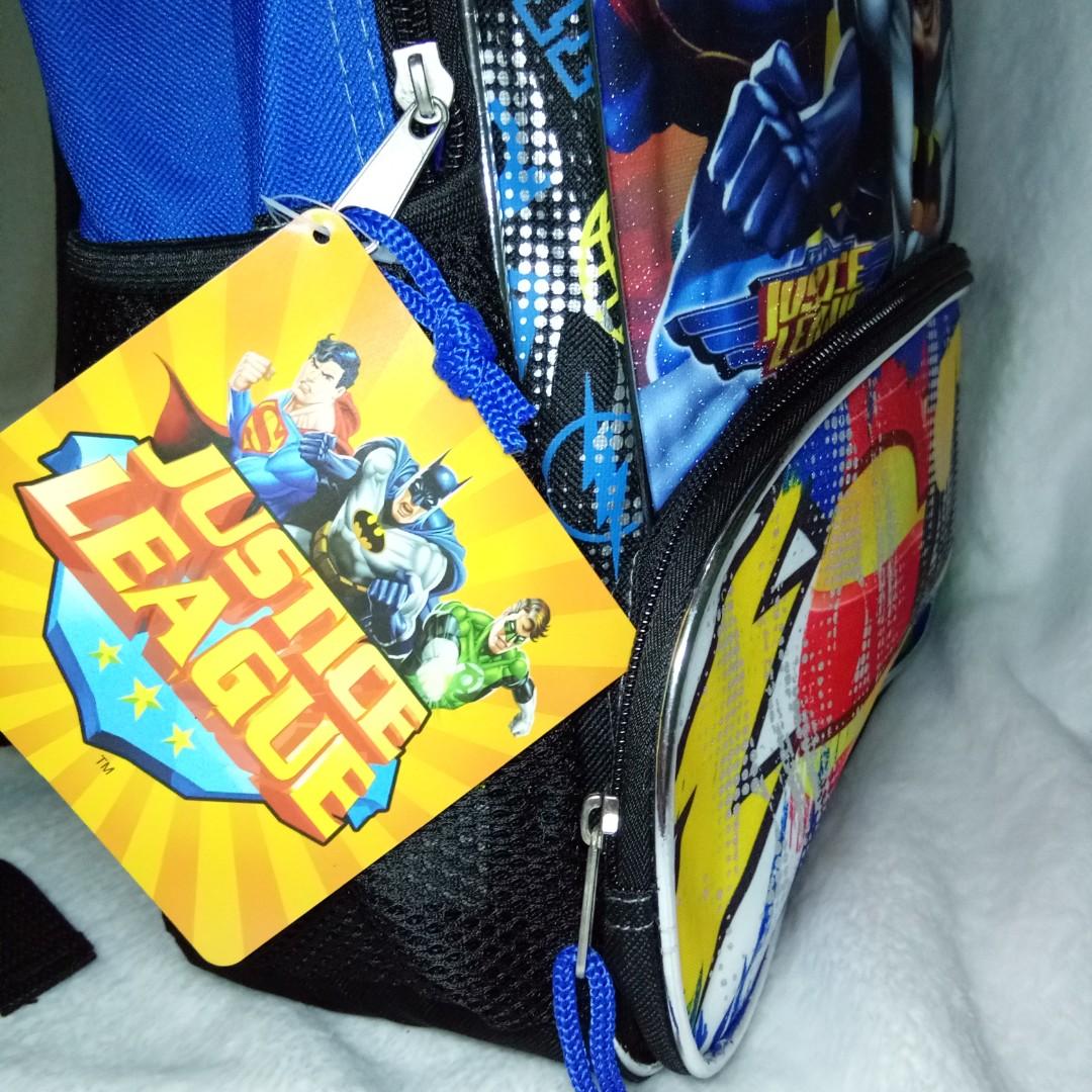 JUSTICE LEAGUE BAG PACK, Babies & Kids, Going Out, Diaper Bags & Wetbags on Carousell