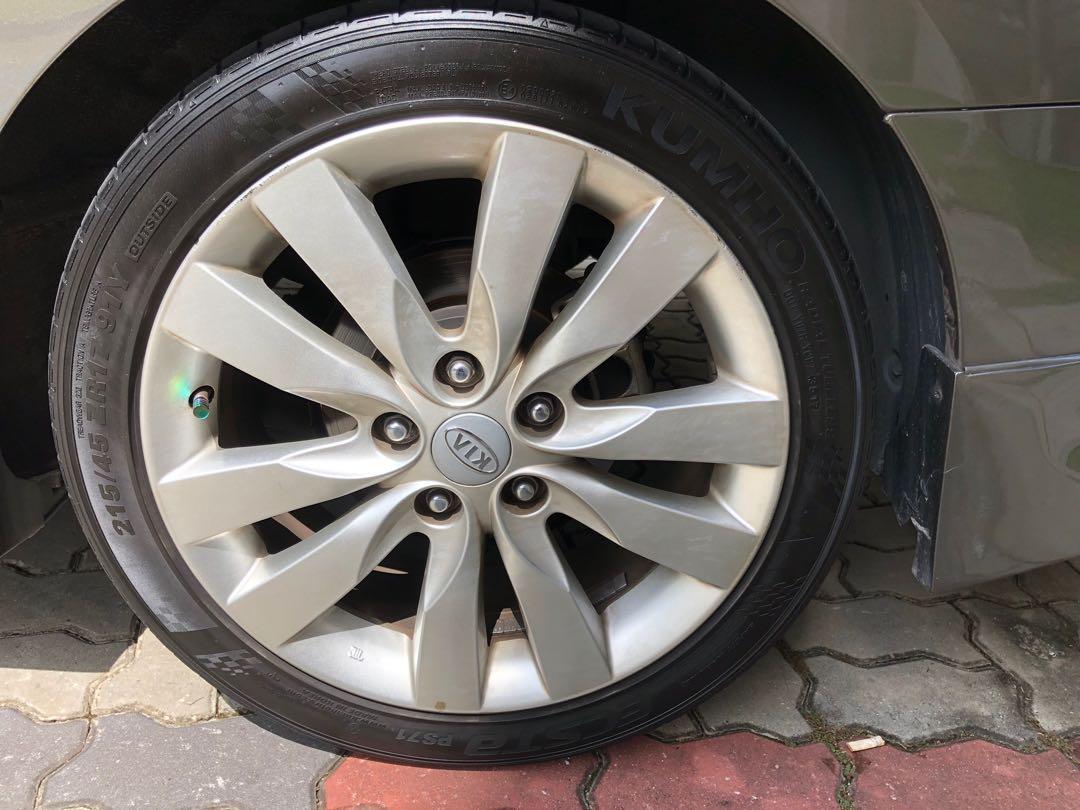 Kia cerato forte original 17 inch rims, Car Accessories, Tyres & Rims ...