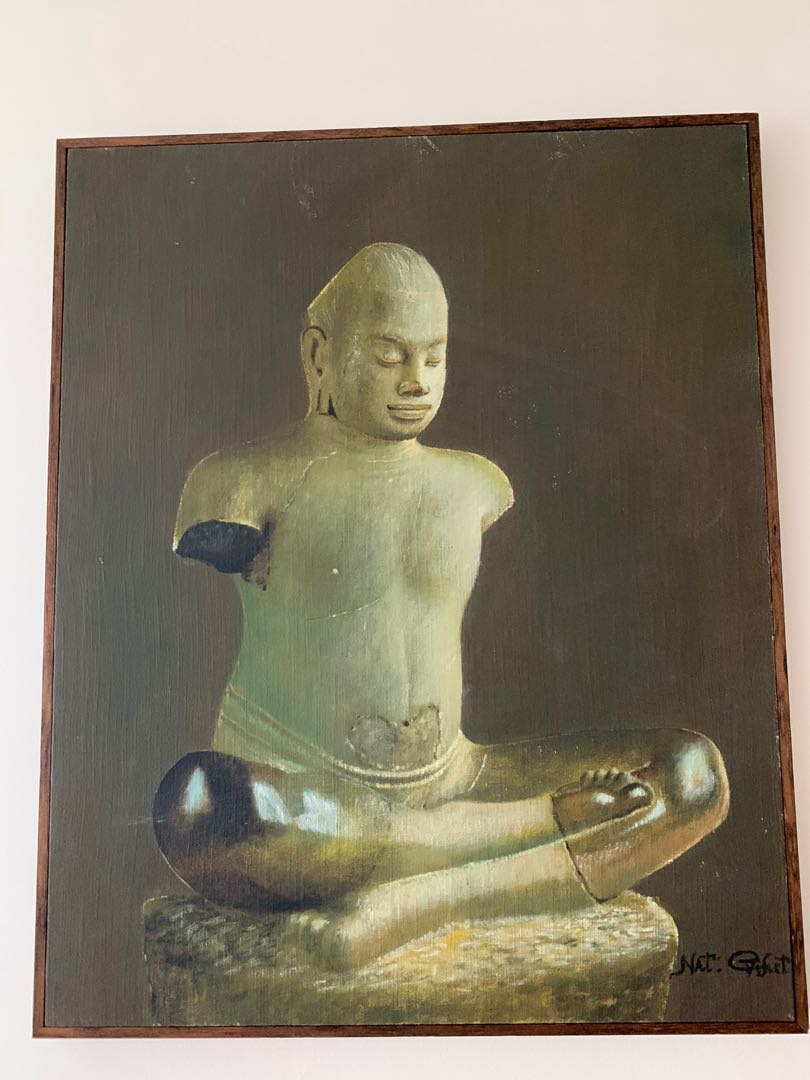 King Jayavarman 7 of Khmer Empire paintings, Hobbies & Toys