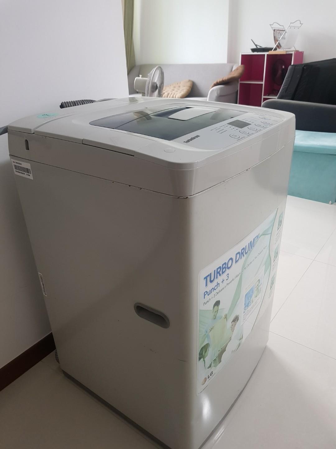 LG 6.5kg Turbo Drum Washing Machine, TV & Home Appliances, Washing Machines and Dryers on Carousell