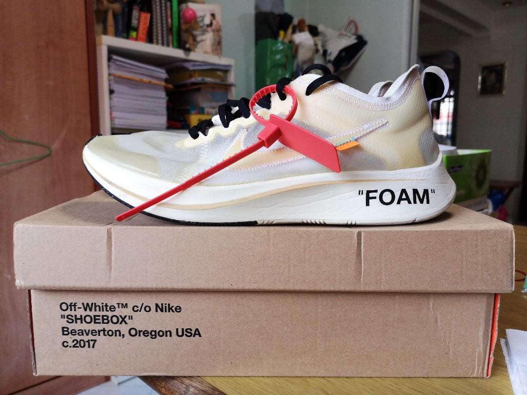 Retail zoom hotsell fly off white