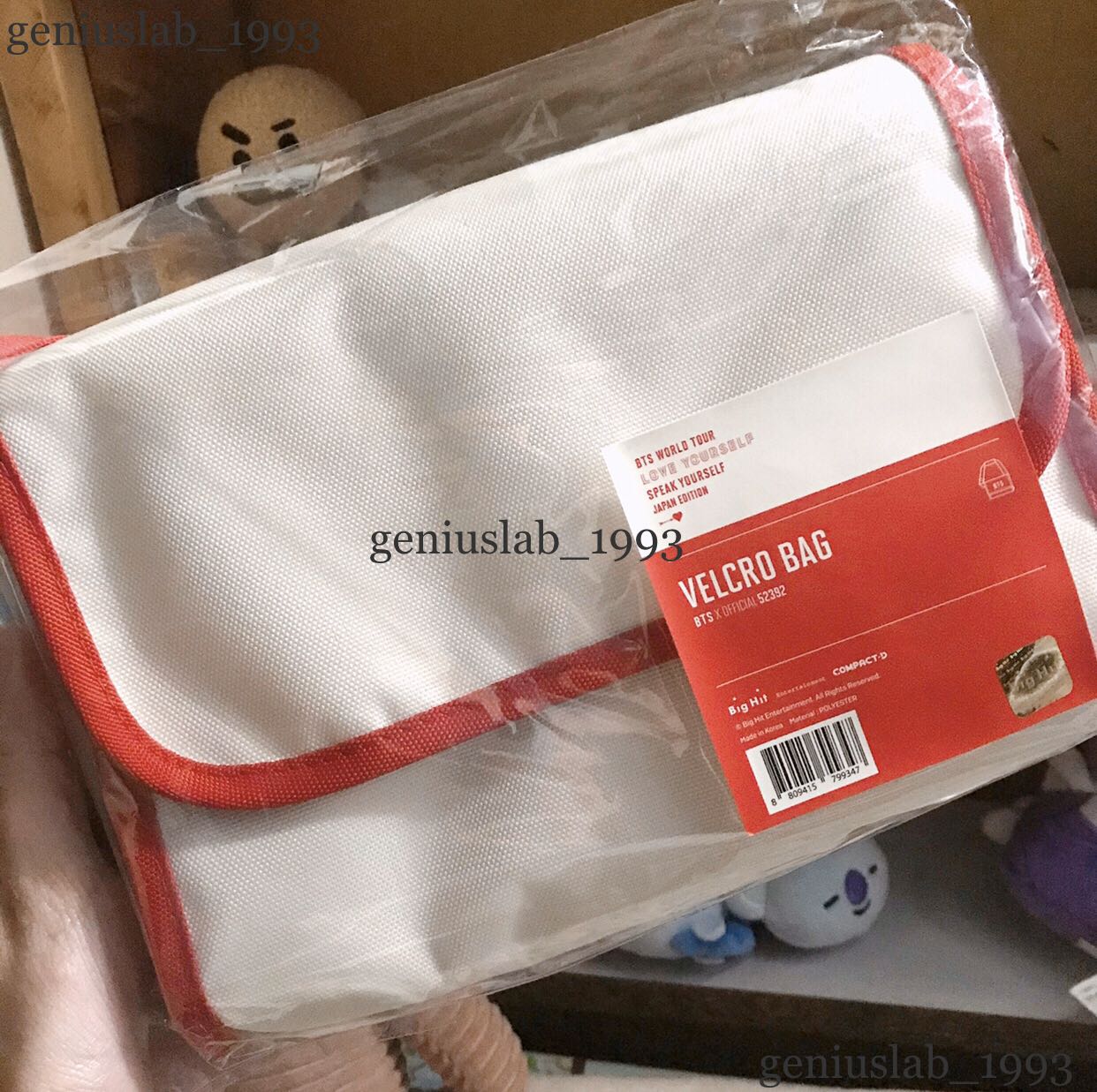 Bts velcro bag shop speak yourself