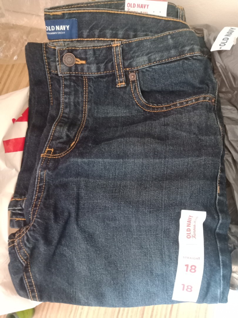 old navy straight droit jeans