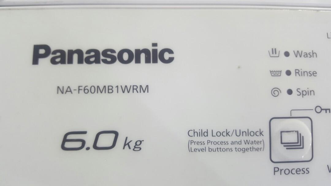 Panasonic 6Kg. Full Auto Washer NAF60MB1WRM Full Auto Washing Machine