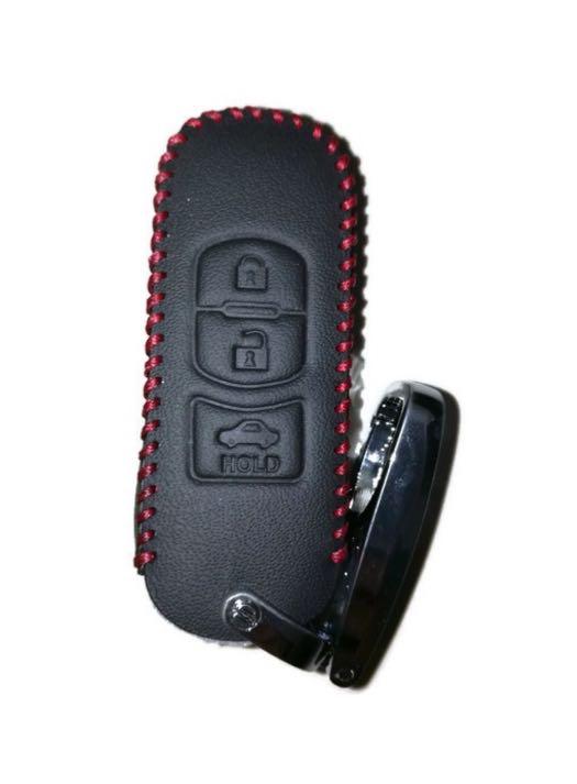 TWO PIECES Premium leather key cover Mazda 2, Mazda 3, Mazda 6