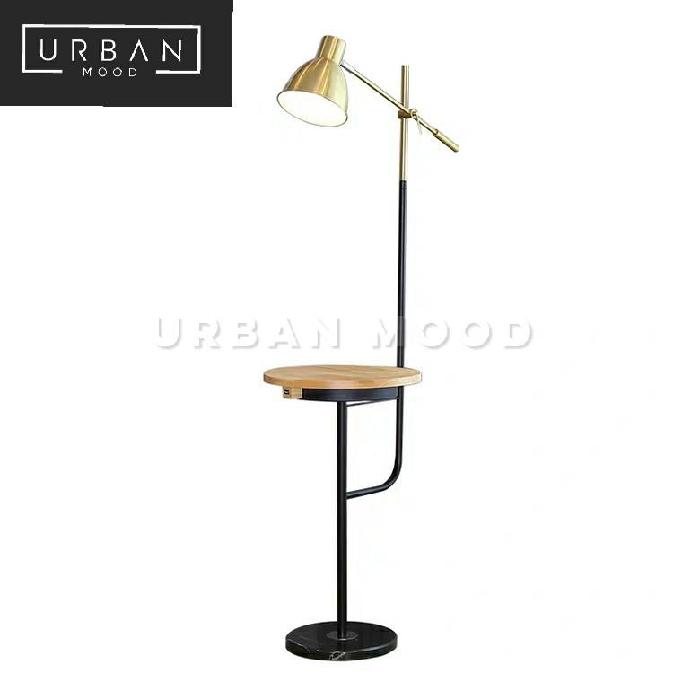 PRIMO Modern Industrial Side Table Lamp, Furniture & Home Living, Home